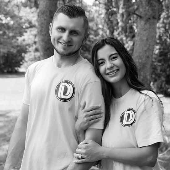 Vlad and Gaby, owners of DreamDecks Inc