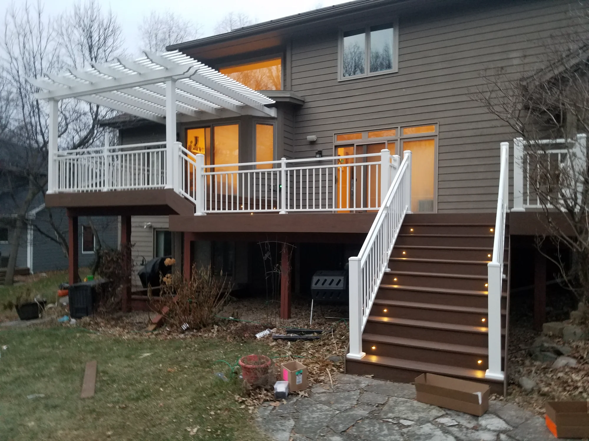 Custom pergola construction